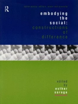 Image of Embodying the Social by Esther Saraga Book