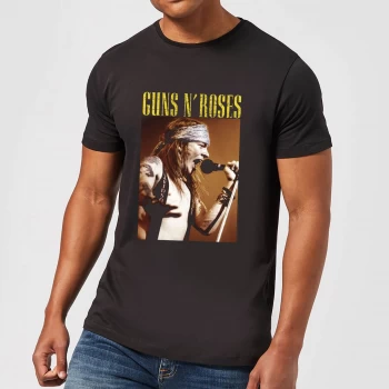 Image of Guns N Roses Axel Live Mens T-Shirt - Black - 3XL - Black
