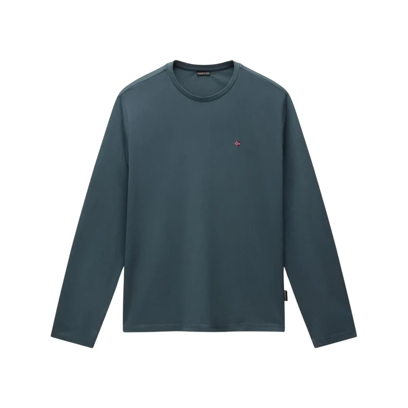 Image of T-Shirt Napapijri Salis Ls 1 Vert Male XS