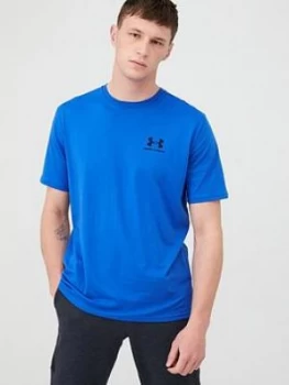 Image of Urban Armor Gear Sportstyle Left Chest T-Shirt - Blue/Black