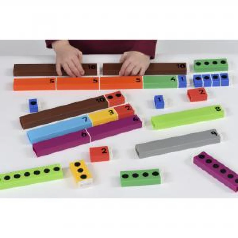 Image of Early Years Connecting Number Rods 64 Piece Set