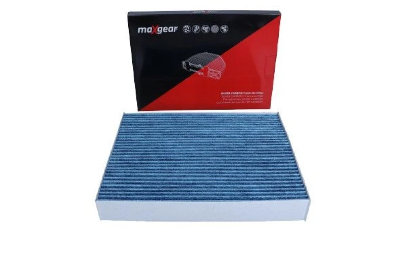 Image of MAXGEAR 26-1768 Pollen filter SILVER CARBON with antibacterial action Filter,interior air (424)