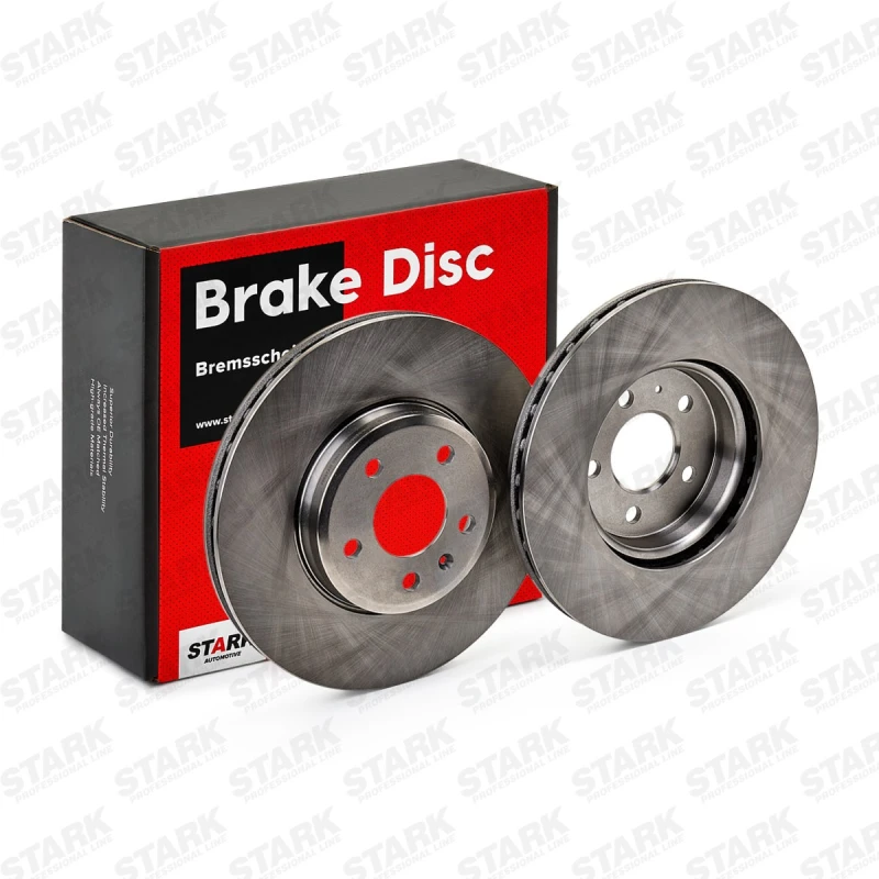 Image of STARK SKBD-0020275 Brake disc Front Axle, Vented, Cast Iron, Uncoated, Untreated, without bolts/screws Cast Iron Brake Disc (82)