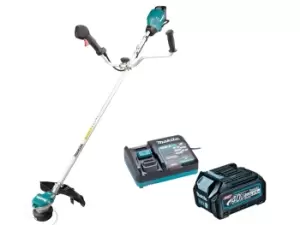 image of Makita UR002GD202 40V 2x2.5Ah 350mm XGT BL Brush Cutter Kit