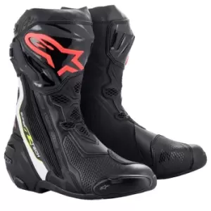 Image of Alpinestars Supertech R Black White Red Flu Yellow Flu 47