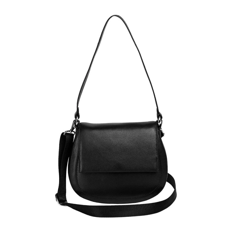 Image of Miso Flap Over Crossbody Bag Womens - Black One Size
