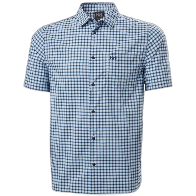 Image of Helly Hansen Regular short sleeve shirt Helly Hansen Fjord Qd Ss Bleu Male 2XL