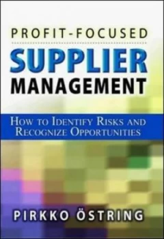 Image of Profit-Focused Supplier Management by Ostring Hardback
