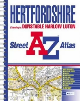 Image of A-Z Hertfordshire Street Atlas Book