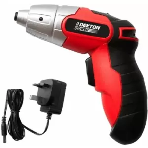 image of Dekton Power 600020 Electrical Temperprof 3.6V Cordless Screwdriver 103pc set with Aluminum Storage Box