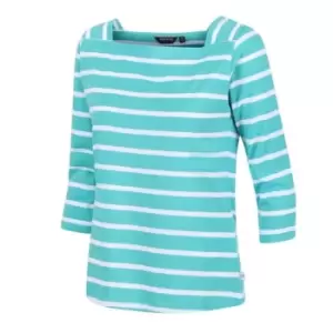 Image of Regatta Polexia T-Shirt - Turq/WhtStr
