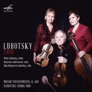 Image of Mozart Divertimento K563/Schnittke String Trio by Wolfgang Amadeus Mozart CD Album