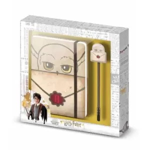 Image of Harry Potter Notebook with Pen Gift Set Letter