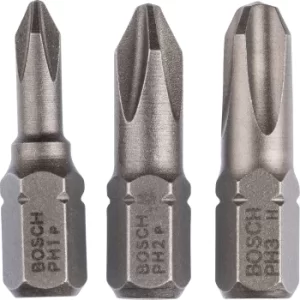 image of 2607001752 3-Pc Ph 25Mm Driver Bit Set