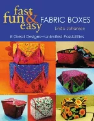 Image of fast fun and easy fabric boxes