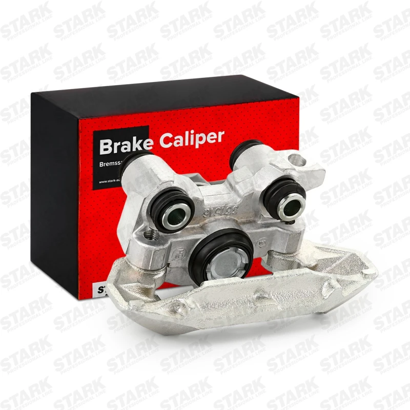 Image of STARK SKBC-0460142 Brake caliper Rear Axle, with carrier frame Aluminium Brake Caliper (78)