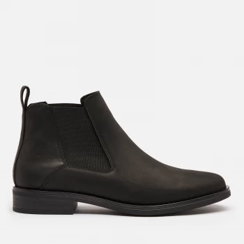 Image of Clarks Womens Memi Top Leather Chelsea Boots - Black - UK 4
