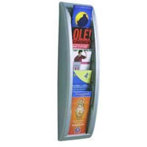 Image of Original Fast Paper Wall Mounted Literature Holder 5 Pockets