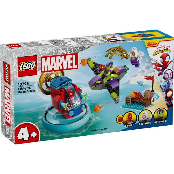 image of LEGO 4+ Spidey vs. Green Goblin Marvel Spider-Man Super Hero Toy 10793 Toys - Lego