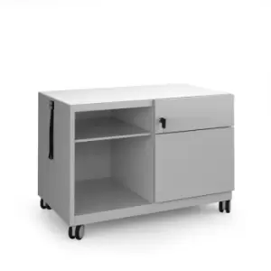 Image of Bisley Steel Caddy Right Hand Storage Unit 800mm - Red