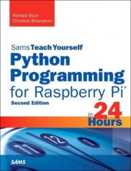 Image of Sams Teach Youself Python Programming for Raspberry Pi in 24 Hours by Richard Blum Book
