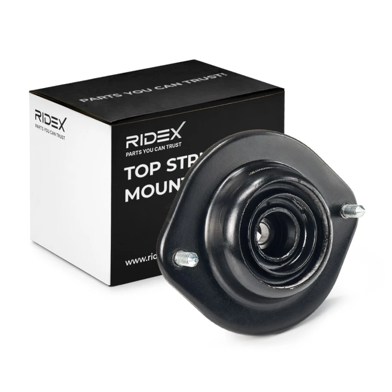 Image of RIDEX 1180S0038 Top strut mount Front Axle Right, with rolling bearing Suspension Strut Support Bearing (1180)