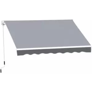 Image of Outsunny Garden Sun Shade Canopy Patio Awning Retractable Shelter Outdoor