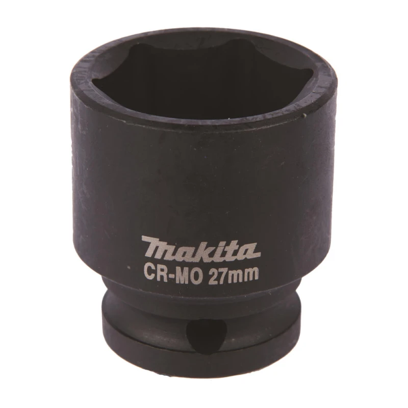 Image of Makita 1/2" Drive CR-MO Hexagon Impact Socket Metric B-40222 Drive: 1/2"