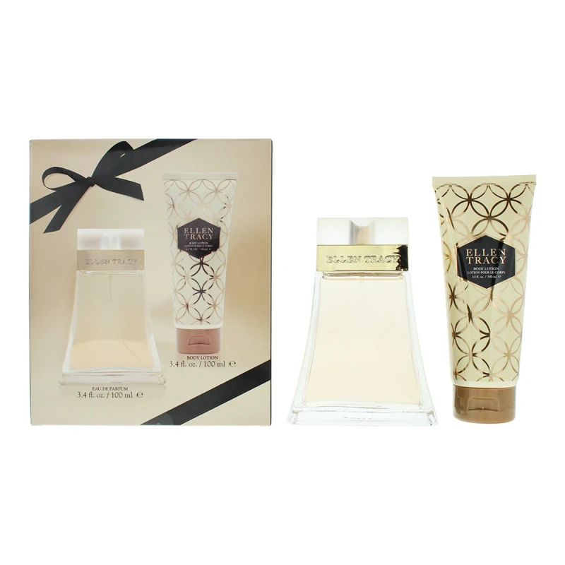 Image of Ellen Tracy Classic Photobox 2 Piece Gift Set: Eau de Parfum 100ml - Body Lotion 100ml