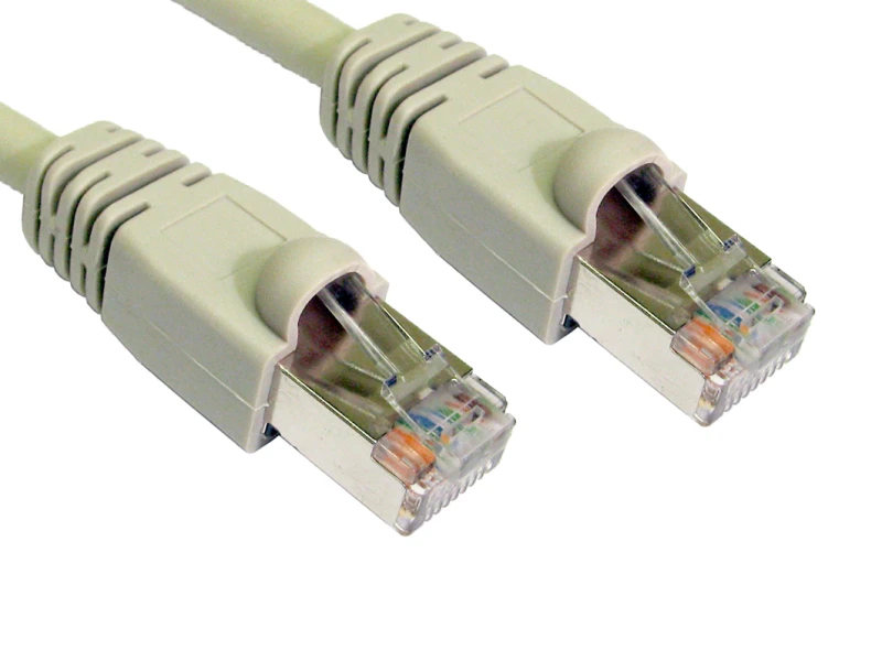 Image of Cables Direct Cables Direct - Patch cable - RJ-45 (M) - RJ-45 (M) - 10 m - STP - ( CAT 6 ) - snagless booted - grey B6ST-710
