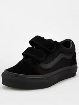 Image of Vans Old Skool Children's Trainer - Black, Size 1