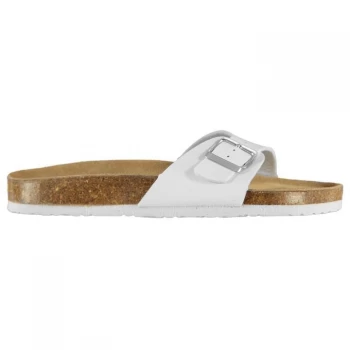 image of SoulCal Cork Sliders Ladies - White