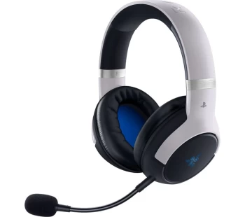 RAZER Kaira Pro for PlayStation Wireless Gaming Headset - Black & White, Black