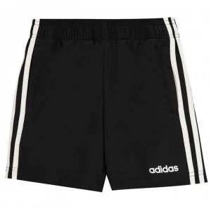 Image of adidas Boys Essentials 3-Stripes Shorts - Black/White