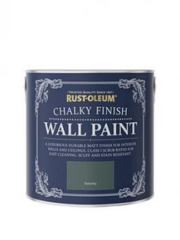 Image of Rust-Oleum Chalky Finish 2.5-Litre Wall Paint ; Serenity