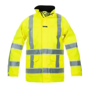 Image of Hydrowear ITALIE HI VIS GID PARKA YELLOW MEDIUM