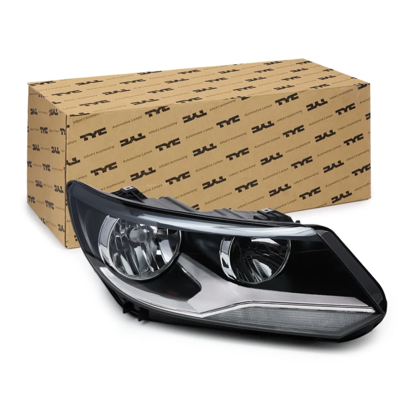 Image of TYC 20-14369-05-2 Headlights H15, with electric motor, Right Headlight (259)