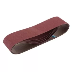 Image of Draper Cloth Sanding Belt, 100 x 915mm, 80 Grit (Pack of 5)