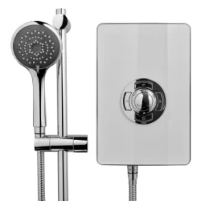 Image of Triton Aspirante 8.5kw Gloss White Electric Shower