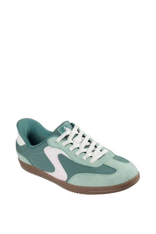 Image of Skechers Womens Hotshot - Everyday Ease Trainers in Green Size: 5 Green Female 5