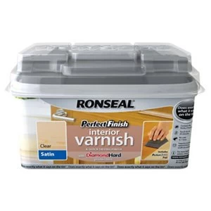 Ronseal Perfect finish Clear Satin Wood varnish 0.75L