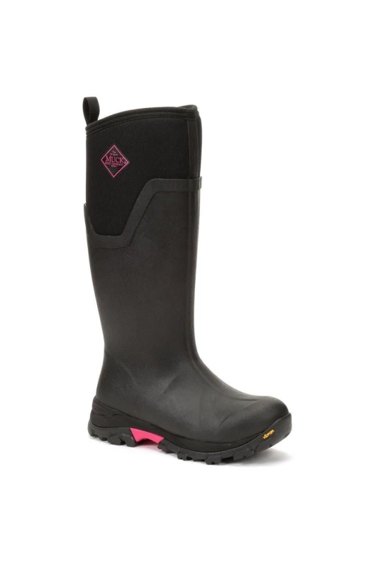 Image of Muck Boots Womens Arctic Ice Tall Arctic Grip All Terrain Wellies Rain Boots - UK 8 Black female PS3245BHP8