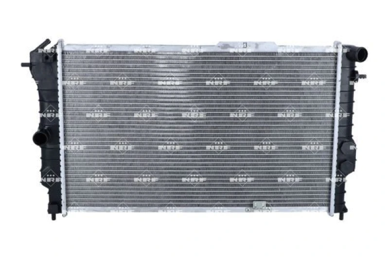 Image of NRF 58972 Engine radiator EASY FIT Brazed cooling fins, Aluminium, with mounting parts Aluminium Radiator,engine cooling (470)
