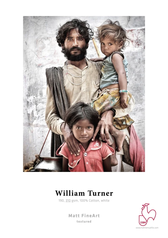 Image of HAHNEMUEHLE Digital FineArt William Turner A4 Watercolour Textured Photo Paper - 25 Sheets 4011367082505