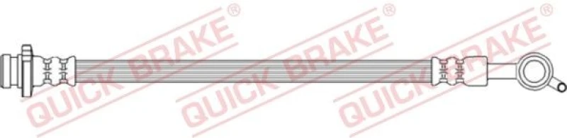 Image of QUICK BRAKE Brake hose QUICK BRAKE 58.022