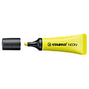 image of Stabilo Neon Highlighter - Yellow - Pack 10