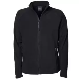 Image of Tee Jays Mens Full Zip Active Lightweight Fleece Jacket (3XL) (Black)