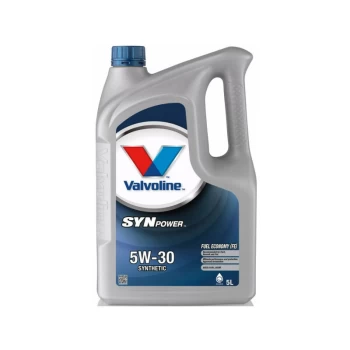 Image of 5w30 Fully Synthetic SynPower FE 5W30 5 Litre Engine Oil - 872552 - Valvoline