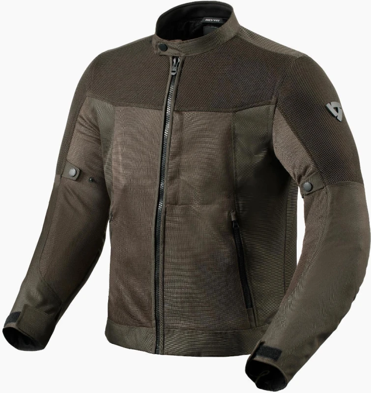 Image of Revit Vigor 2 Motorcycle Textile Jacket, black-green, Size S for Men
