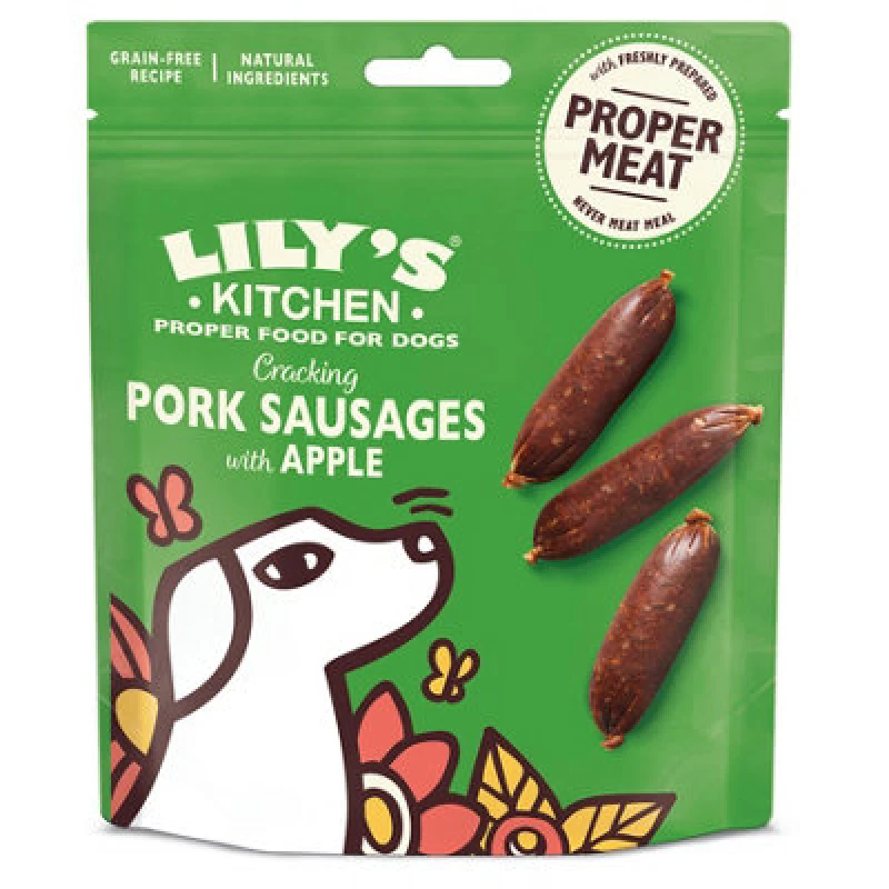 Image of Lily's Kitchen Cracking Pork & Apple Sausages 113639468